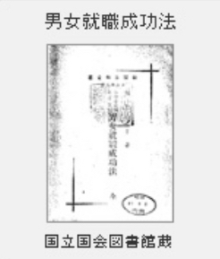 資料「男女就職成功法」表紙