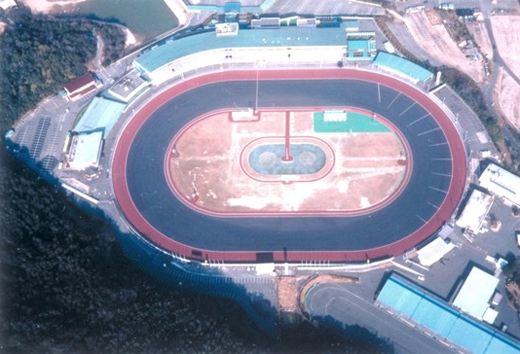 平成7年：山陽オートレース場走路改修工事