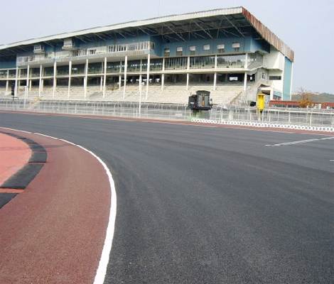 平成13年：山陽オートレース場走路改修工事