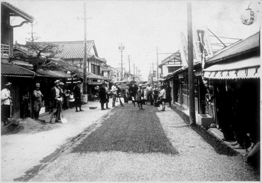 昭和11年：愛媛県温泉郡浮穴村森松舗装工事